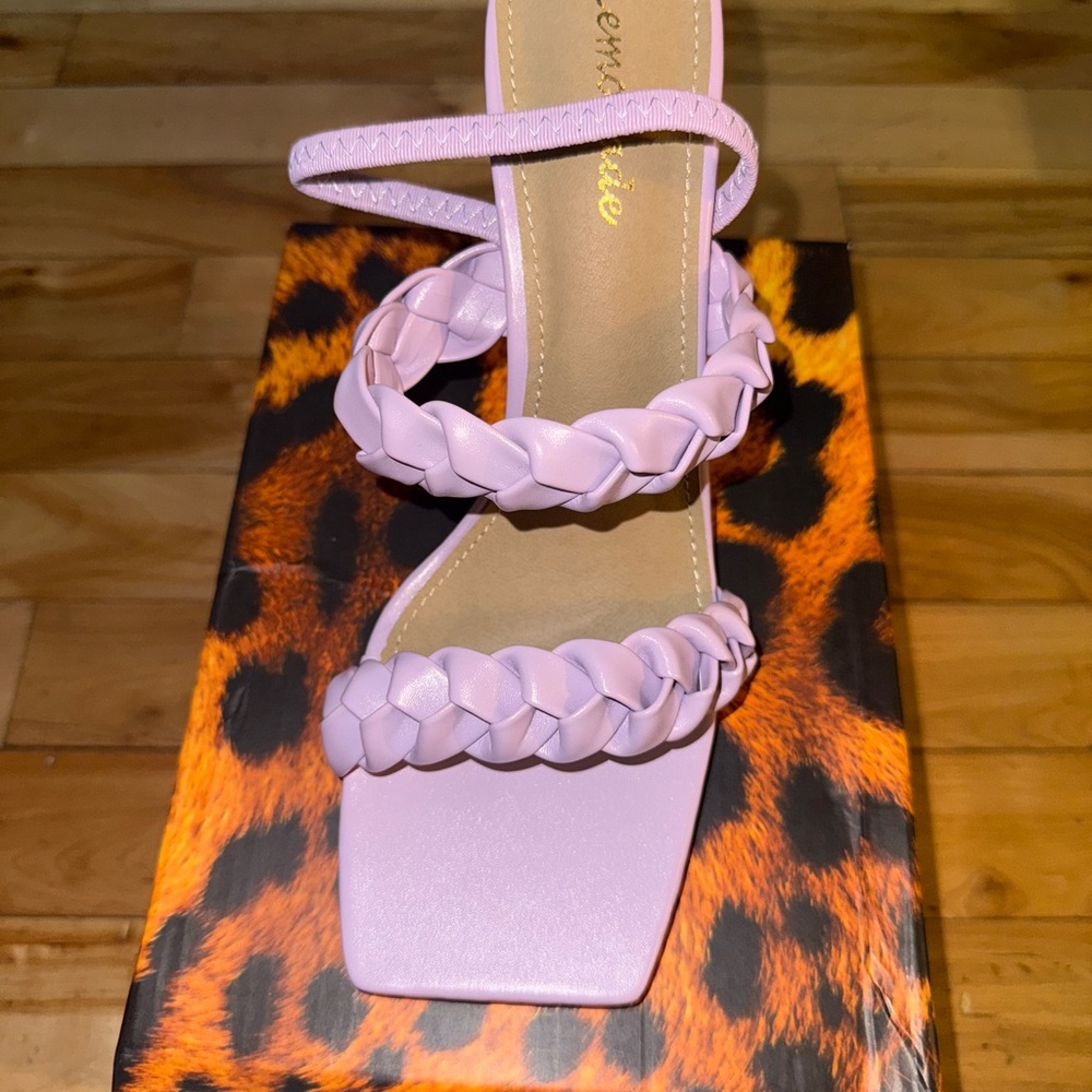 Braided Lilac Women's Sandals
